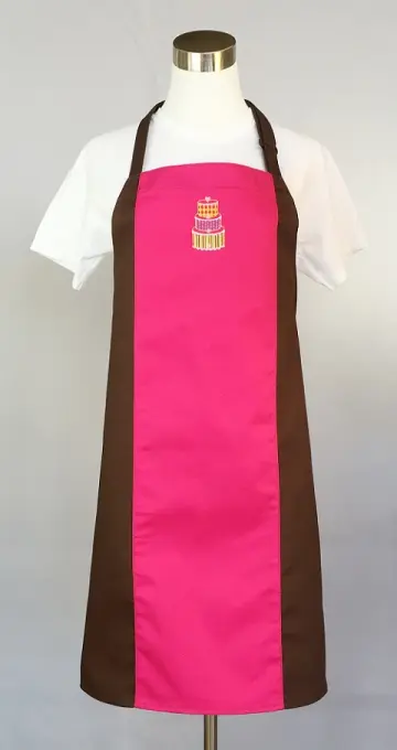 Color Block Cake Apron (Hot Pink)